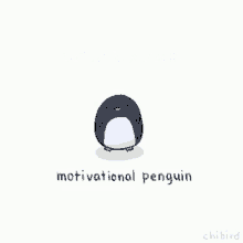 Motivational Penguin Dont Give Up GIF