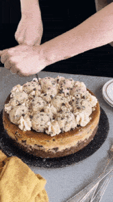 Cookie Dough Cheesecake Dessert GIF - Cookie Dough Cheesecake Cheesecake Dessert GIFs