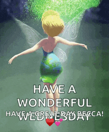 Tinkerbellsparkling Wings GIF - Tinkerbellsparkling Wings Have A Wonderful Wednesday GIFs