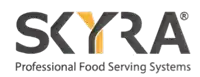 a skyra professional food serving system logo