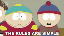 The Rules Are Simple Eric Cartman GIF - The Rules Are Simple Eric Cartman Stan Marsh GIFs