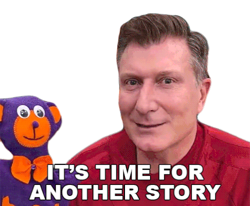 Its Time For Another Story Simon Wiggle Sticker - Its Time For Another Story Simon Wiggle The Wiggles Stickers
