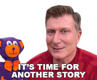 Its Time For Another Story Simon Wiggle Sticker - Its Time For Another Story Simon Wiggle The Wiggles Stickers