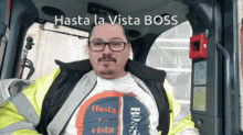Hasta La Vista Boss Bye Bye Boss GIF - Hasta La Vista Boss Bye Bye Boss Salute GIFs