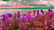 Good Morning Flower GIF - Good Morning Flower Color Change GIFs