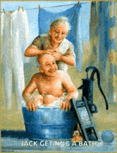 Szeretet Old Couple GIF - Szeretet Old Couple Bath GIFs