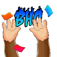 Monkey Hands Bhc Sticker - Monkey Hands Bhc Bored Hash Club Stickers