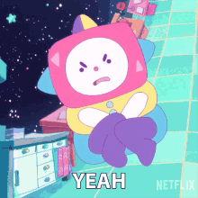 I Dont Care Bee And Puppycat GIF - I Dont Care Bee And Puppycat Yeah Yeah Yeah GIFs