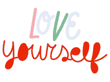 selfcare muchable rainbow love yourself