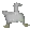 a pixel art drawing of a horse with a long neck and tail on a white background .