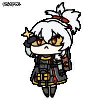 a cartoon of a girl with a star on her head and the name seseren on the bottom right