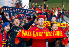 Real Salt Lake Fans GIF - Real Salt Lake Fans Cheering GIFs