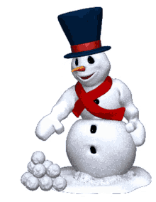 merry snowman