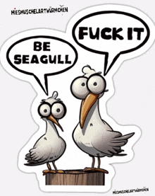 Be Seagull ハッピー GIF - Be Seagull ハッピー Feel Great GIFs