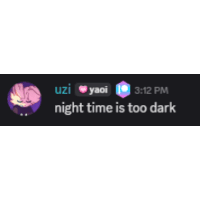 a bunch of circles with the words night time is too dark