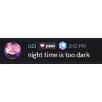 a bunch of circles with the words night time is too dark
