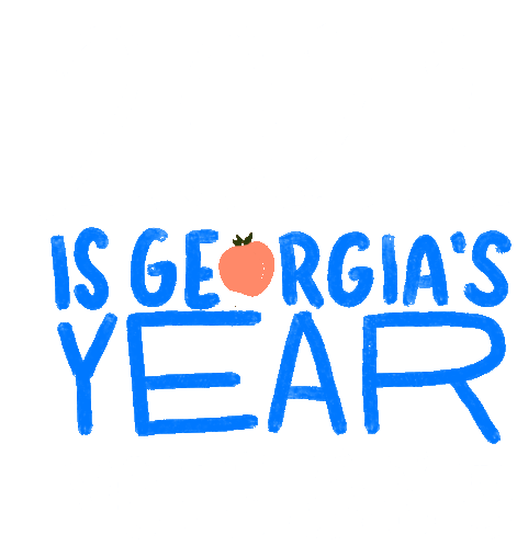 2021is Georgias Year Vote Jan4 New Year Sticker - 2021is Georgias Year Vote Jan4 2021 New Year Stickers
