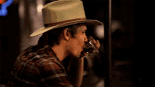 drink up hey how you doin what cowboy