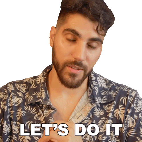 Let'S Do It Rudy Ayoub Sticker - Let'S Do It Rudy Ayoub Let'S Take Action Stickers