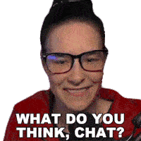 What Do You Think Chat Cristine Raquel Rotenberg Sticker - What Do You Think Chat Cristine Raquel Rotenberg Simply Nailogical Stickers
