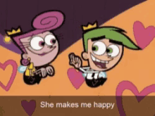 Makes Me Happy The Fairly Odd Parents GIF - Makes Me Happy The Fairly Odd Parents Wanda GIFs
