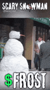 Scary Snowman Frost GIF - Scary Snowman Frost Crypto GIFs