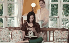 Guess Who Surprise GIF - Guess Who Surprise Sneaking GIFs