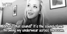 jenna marbles toss panties horny you make me horny tossing underwear