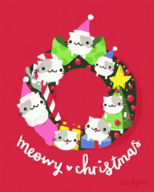 Meowy Christmas Cat GIF - Meowy Christmas Cat Cats GIFs