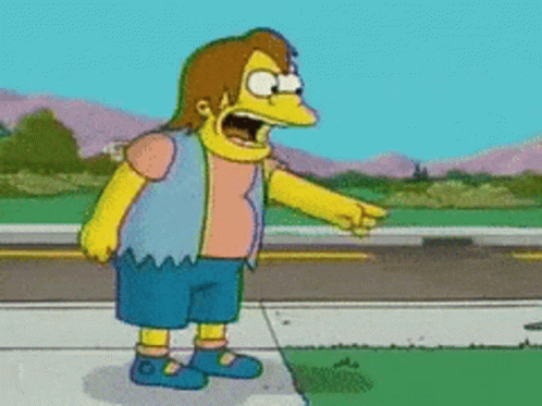 The Simpsons Nelson Muntz GIF - The Simpsons Nelson Muntz Laugh - Discover & Share GIFs