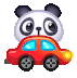 Panda Car Sticker - Panda Car Stickers