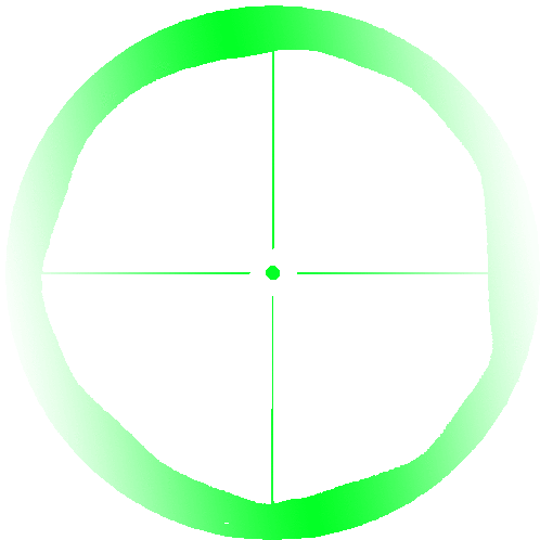 Circle Green Sticker - Circle Green Line Stickers