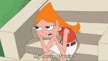 Phineas And Ferb Candace Flynn GIF - Phineas And Ferb Candace Flynn My House Of Pain GIFs