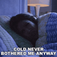 Cold Never Bothered Me Anyway Debbie Sath GIF - Cold Never Bothered Me Anyway Debbie Sath Wong Fu Productions GIFs