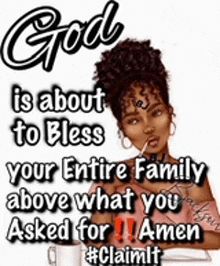 god is about to bless your entire family above what you asked for ! amen #claimlt