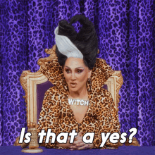 Is That A Yes Michelle Visage GIF - Is That A Yes Michelle Visage Rupauls Drag Race All Stars GIFs