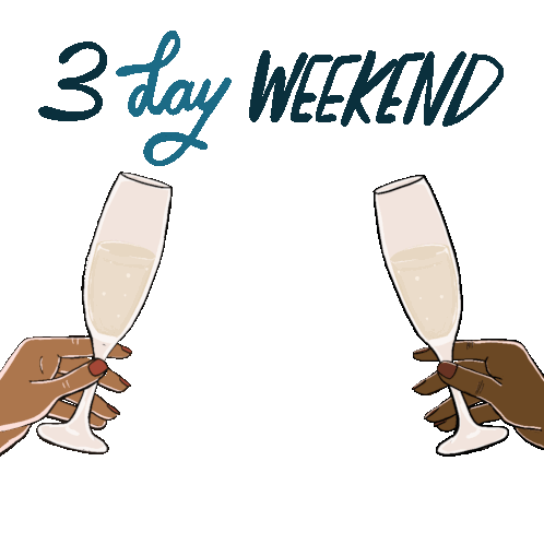 3day Weekend Chill Sticker - 3day Weekend Chill Memorial Stickers