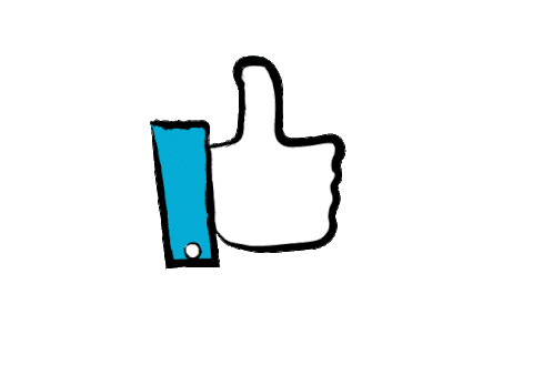 Downsign Liked Sticker - Downsign Liked Thumb Up Stickers