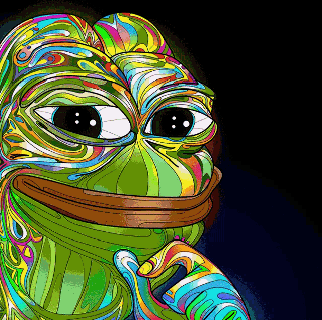 Pepe thinking, Pepe the Frog