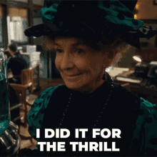 I Did It For The Thrill Zinnia Hobson GIF - I Did It For The Thrill Zinnia Hobson Murdoch Mysteries GIFs