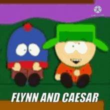 Flynn And Caesar Stan And Kyle GIF - Flynn And Caesar Stan And Kyle Evil And Twisted And Stuff GIFs