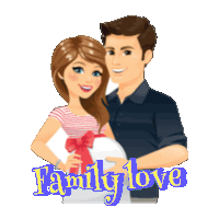 Family Love I Love My Family Sticker - Family Love I Love My Family Lifeandlove Stickers