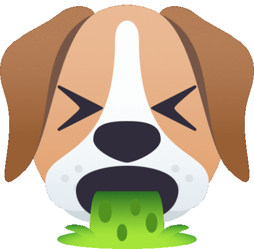 Vomit Dog Sticker - Vomit Dog Joypixels Stickers