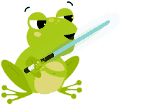 star wars toad8 lightsaber toad frog