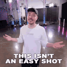This Isnt An Easy Shot Jimmy Donaldson GIF - This Isnt An Easy Shot Jimmy Donaldson Mrbeast GIFs