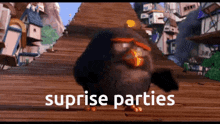 Suprise Parties Angry Birds Movie GIF - Suprise Parties Angry Birds Movie Bomb GIFs