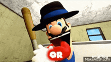 Mario Does Something Very Illegal GIF