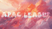 the word apac league is floating in the air