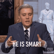 He Is Smart Lindsey Graham GIF - He Is Smart Lindsey Graham Saturday Night Live GIFs