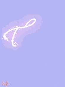 a purple background with the words `` thank you '' written in white letters .